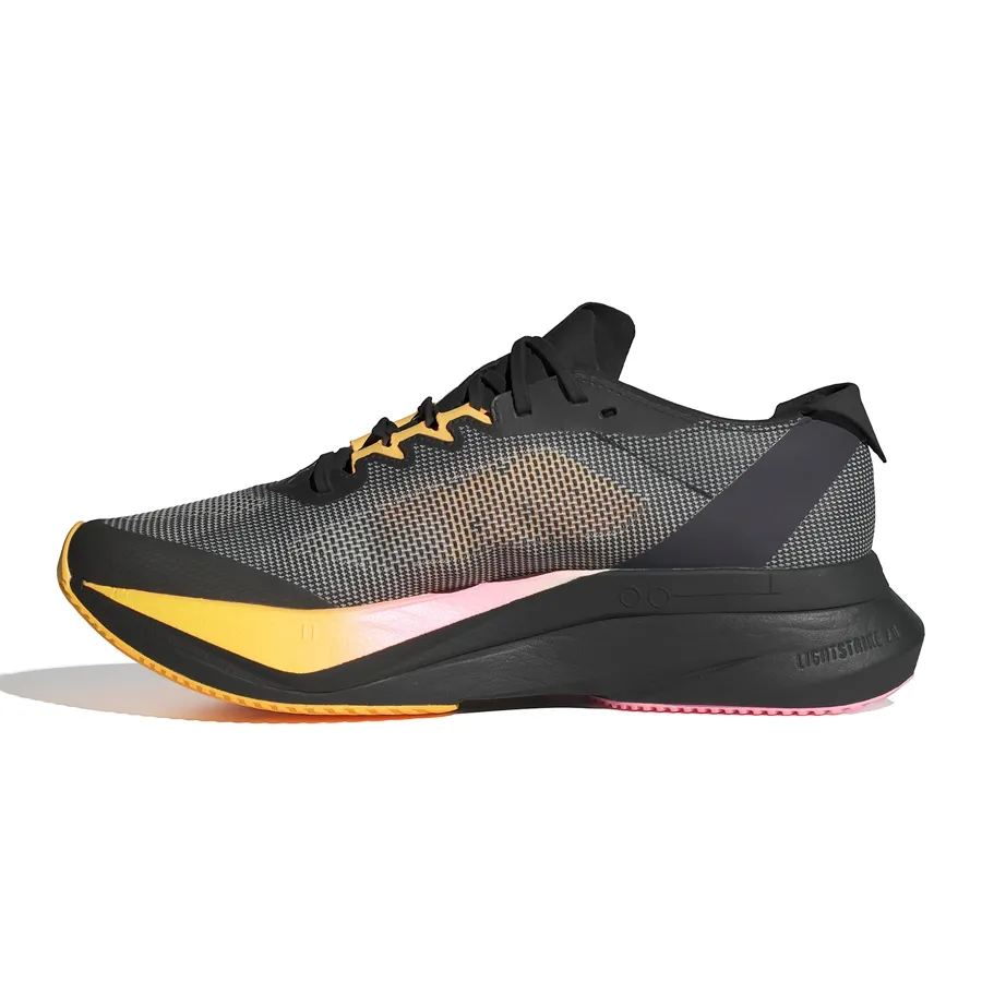Imagen 2 de 9 de Zapatillas adidas Adizero Boston 12-NEGRO/GRAFITO/AMARILLO