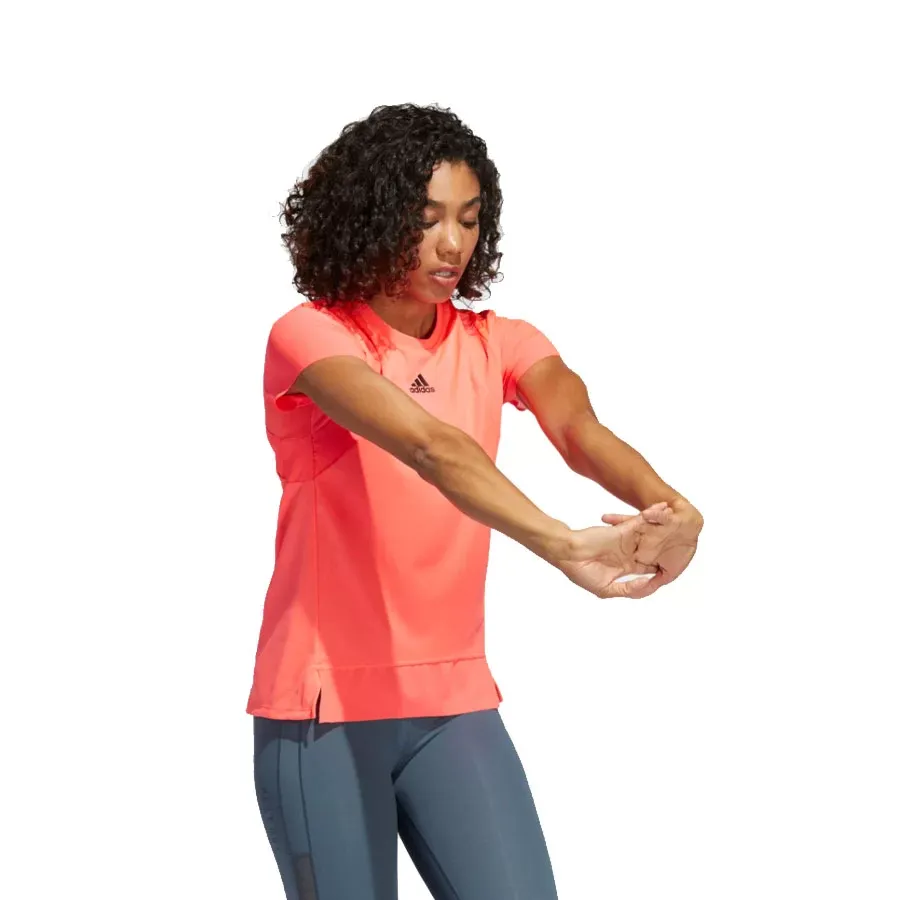 Imagen 3 de 6 de Remera adidas De Entrenamiento Heart Rdy-CORAL