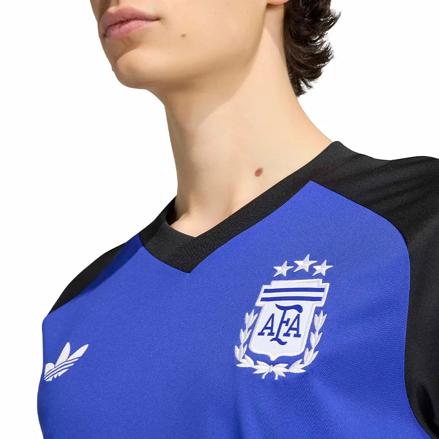 Imagen 5 de 7 de Camiseta adidas originals Prepartido Seleccion Argentina AFA 26-AZUL FRANCIA/NEGRO