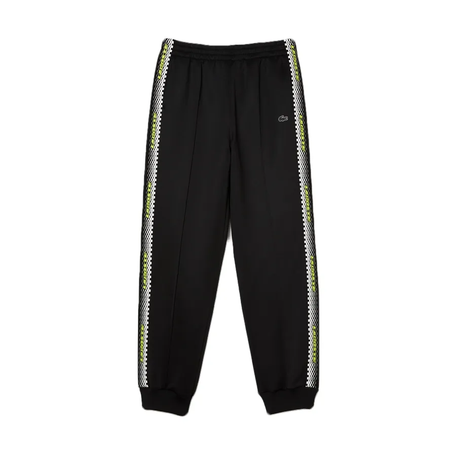 Imagen 0 de 6 de Pantalón Lacoste Survetements-NEGRO/AMARILLO