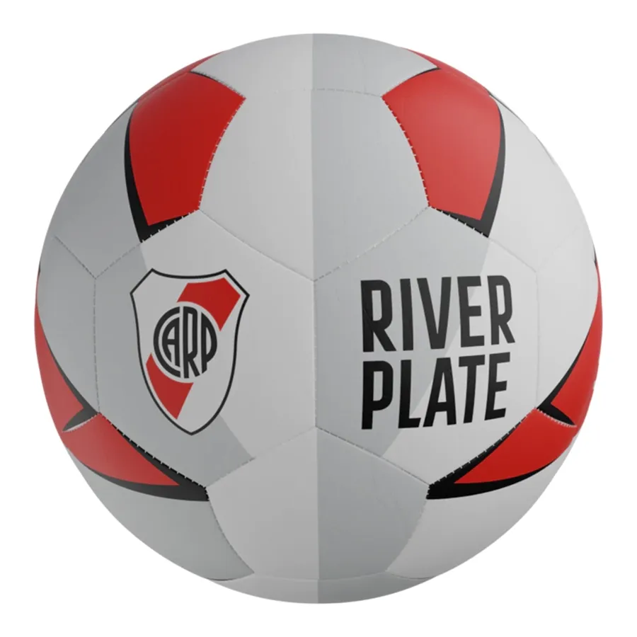 Imagen 1 de 4 de Pelota DRB de Futbol Mundial 2.0 River-BLANCO/ROJO/NEGRO