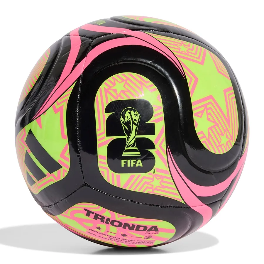 Imagen 0 de 4 de Pelota adidas Trionda Club Copa Mundial De La Fifa 26-NEGRO/ROSA/AMARILLO