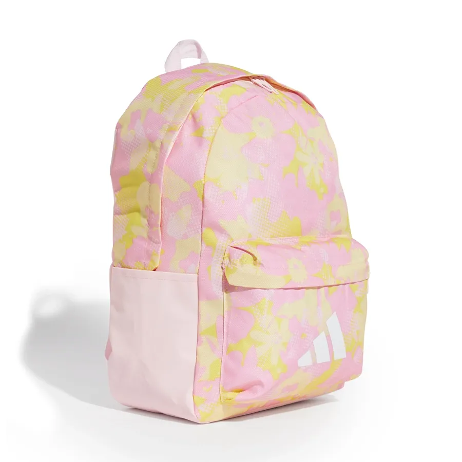 Imagen 1 de 6 de Mochila adidas Tg Flower-ROSA/AMARILLO
