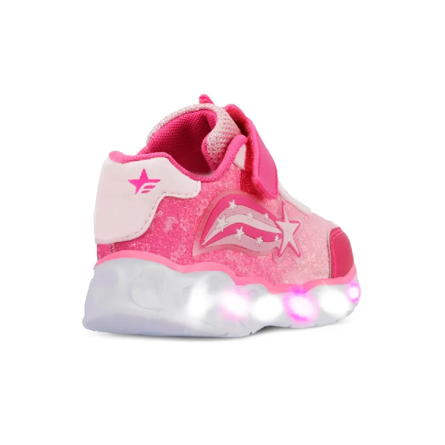 Imagen 2 de 3 de Zapatillas Footy Mini Super Star Con Luz Led-ROSA/BLANCO