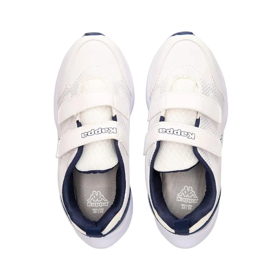 Imagen 3 de 5 de Zapatillas Kappa Break Kids Velcro-BLANCO/MARINO