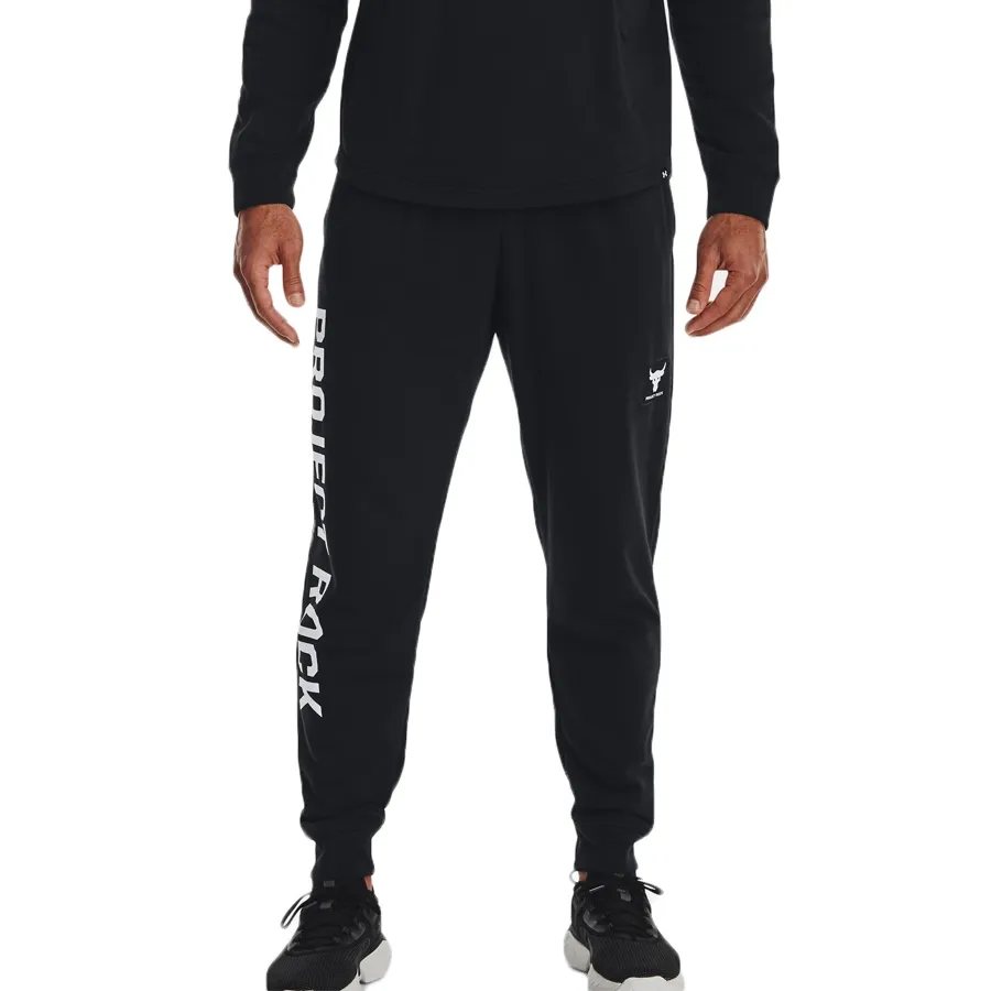 Imagen 2 de 6 de Pantalón Under Armour Project Rock Terry-NEGRO