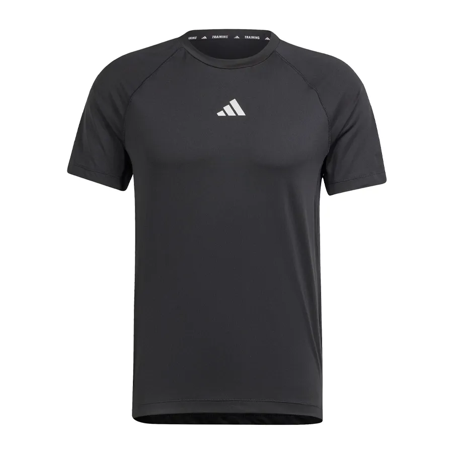 Imagen 4 de 5 de Remera adidas Gym+-NEGRO/BLANCO