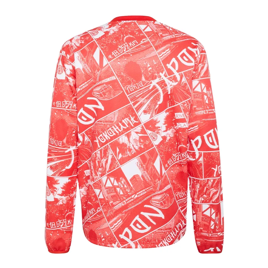 Imagen 1 de 5 de Camiseta adidas Precalentamiento River Plate 25/26-ROJO/BLANCO