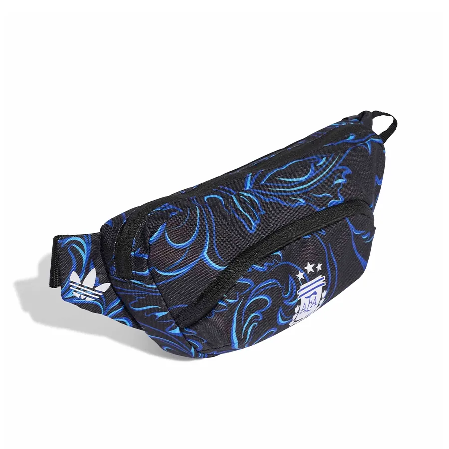 Imagen 1 de 5 de Riñonera adidas originals Selección Argentina AFA 26-NEGRO/AZUL/CELESTE