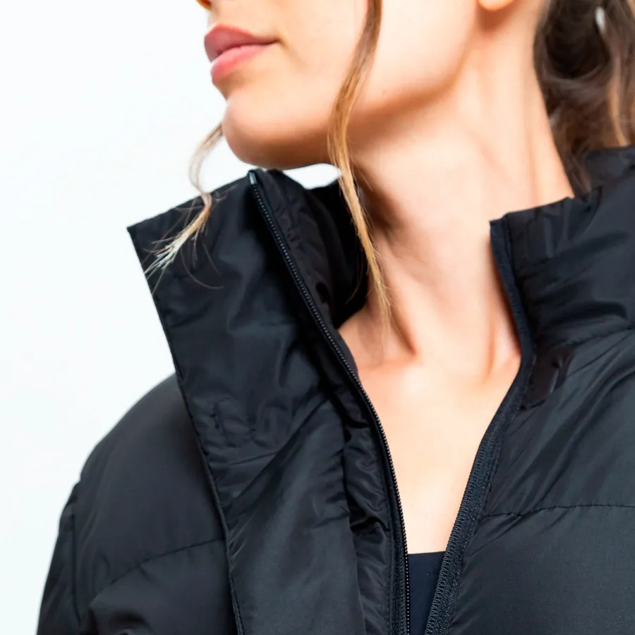 Imagen 3 de 5 de Campera Iu Sport Harmony Hooded Puffer-NEGRO