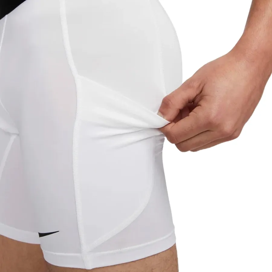 Imagen 2 de 5 de Calza Nike Pro Dri-FIT-BLANCO