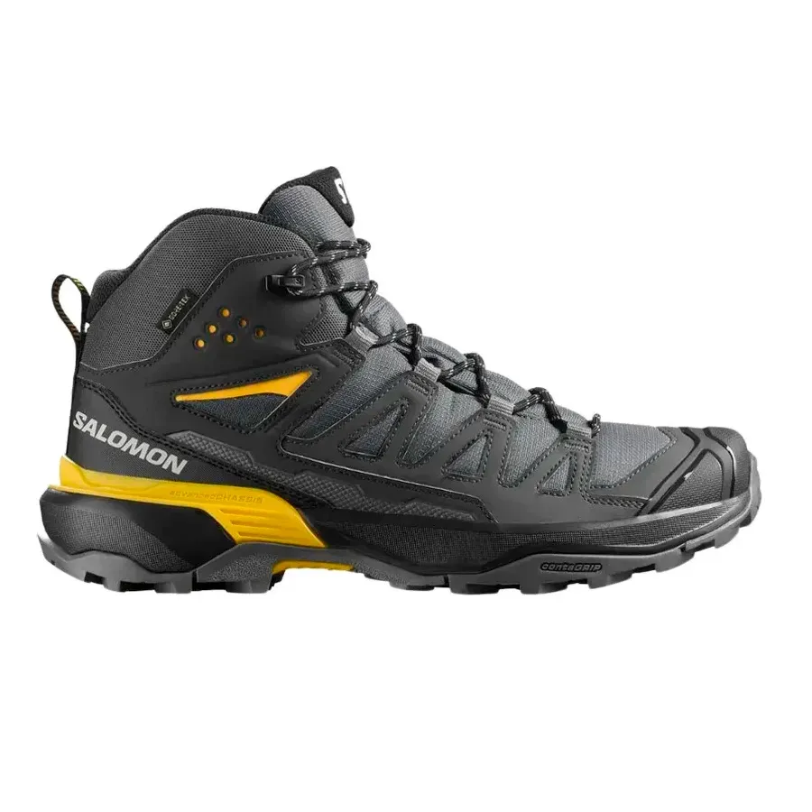 Imagen 0 de 6 de Zapatillas Salomon X ULTRA 360 MID GTX M-NEGRO/GRAFITO/AMARILLO