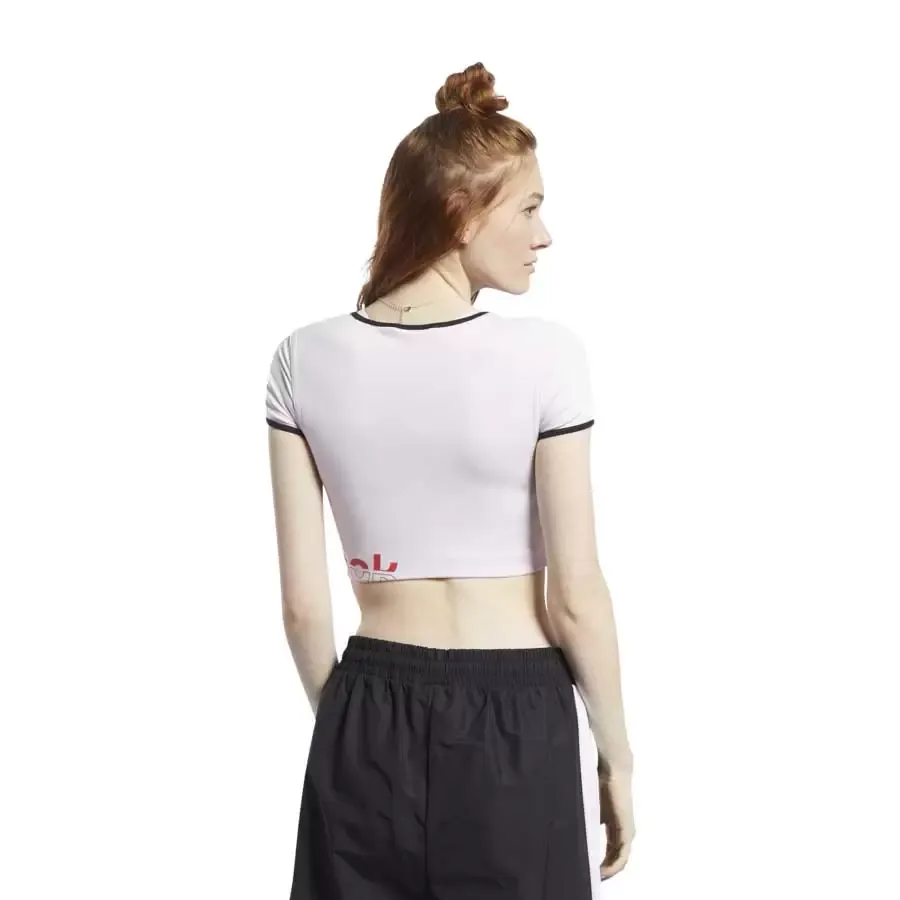 Imagen 1 de 5 de Remera Reebok Bralette Meet You There-ROSA