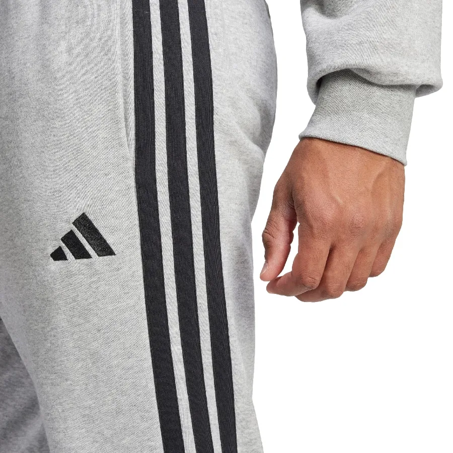 Imagen 5 de 6 de Pantalón adidas Essentials French Terry 3 Tiras-GRIS/NEGRO