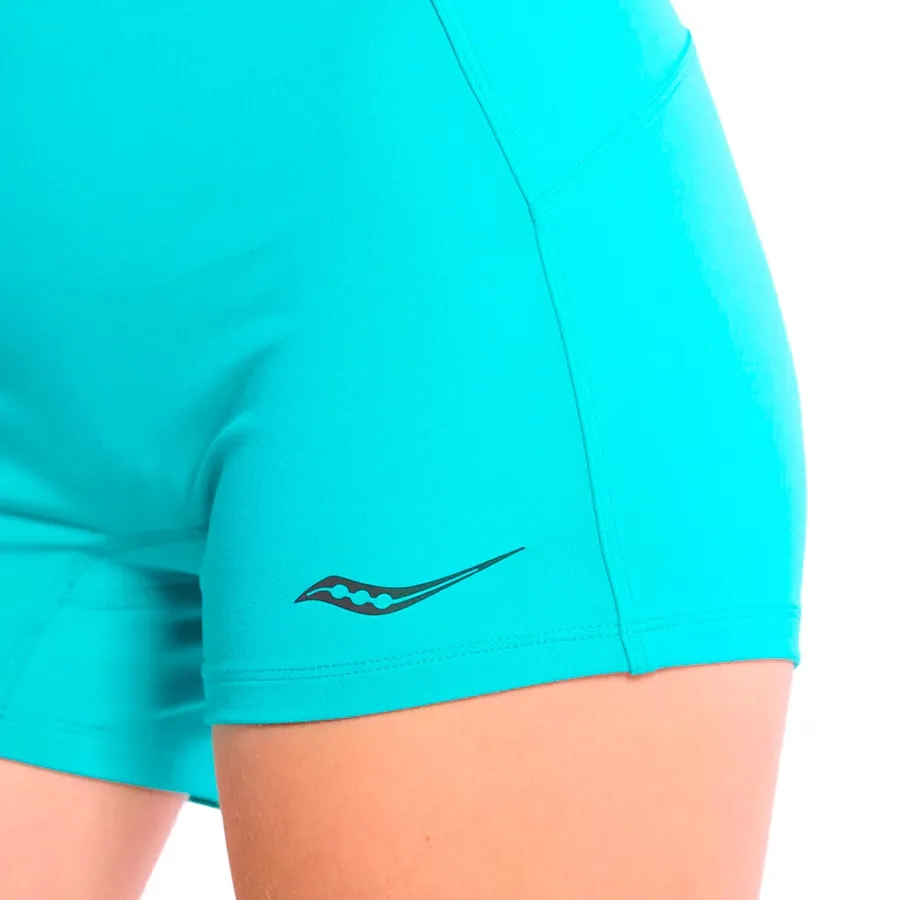 Imagen 3 de 5 de Calza Saucony Endorphin Hot-TURQUESA
