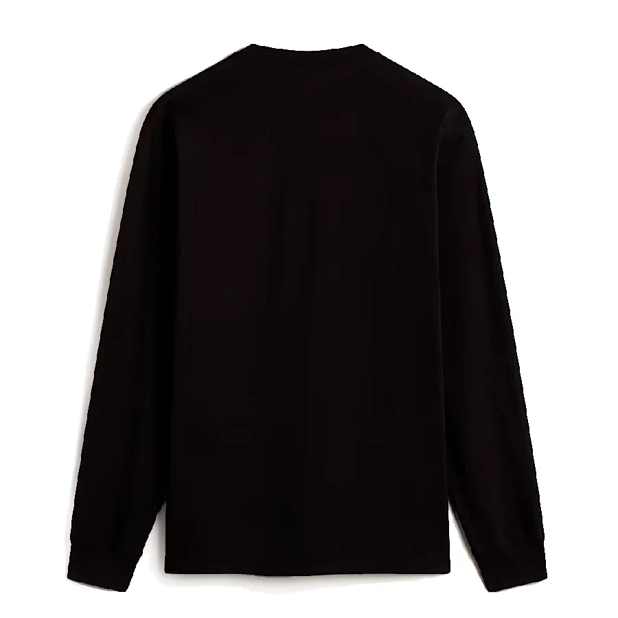 Imagen 2 de 4 de Remera Vans Hi Strech LS-NEGRO/BLANCO/AMARILLO