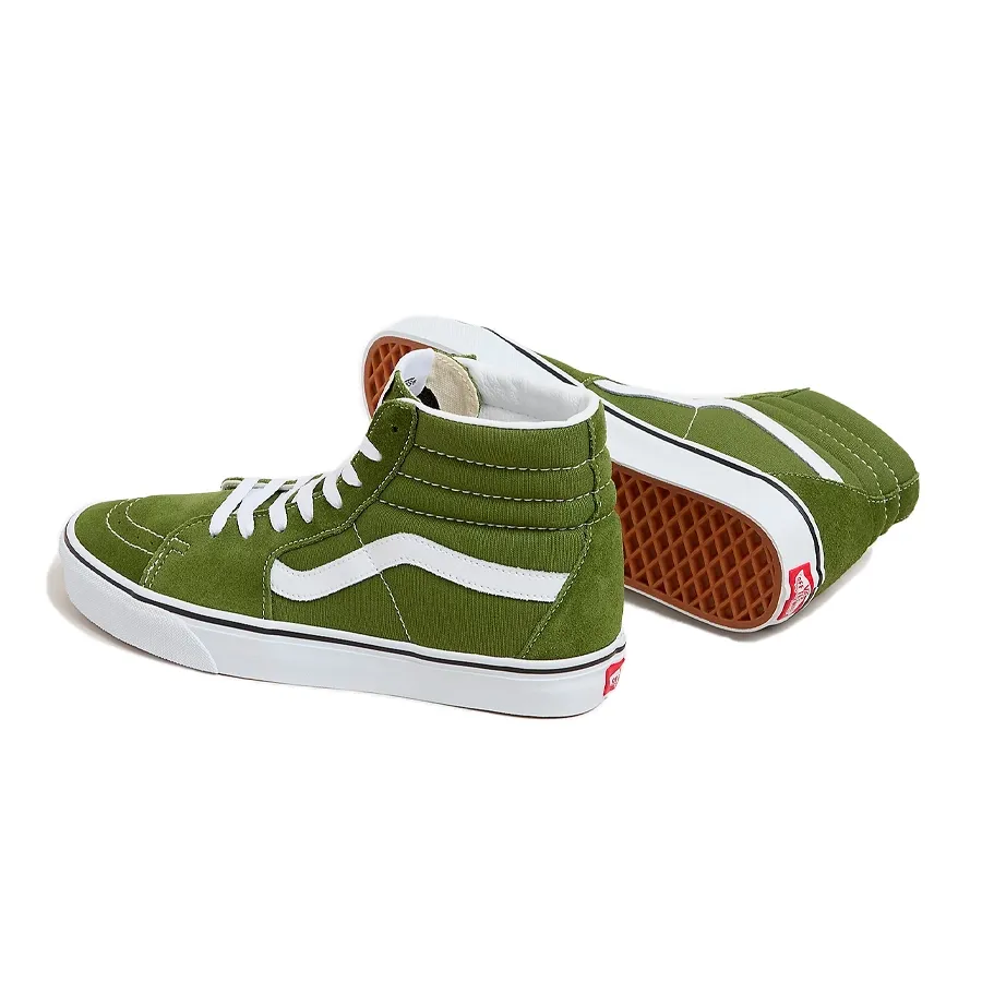 Imagen 3 de 5 de Zapatillas Vans U SK8 Hi-VERDE/BLANCO