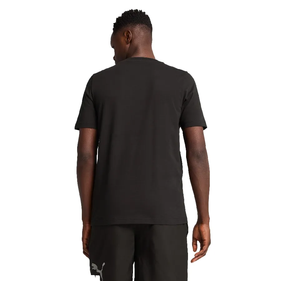 Imagen 1 de 4 de Remera Puma Essentials Block-NEGRO/BLANCO