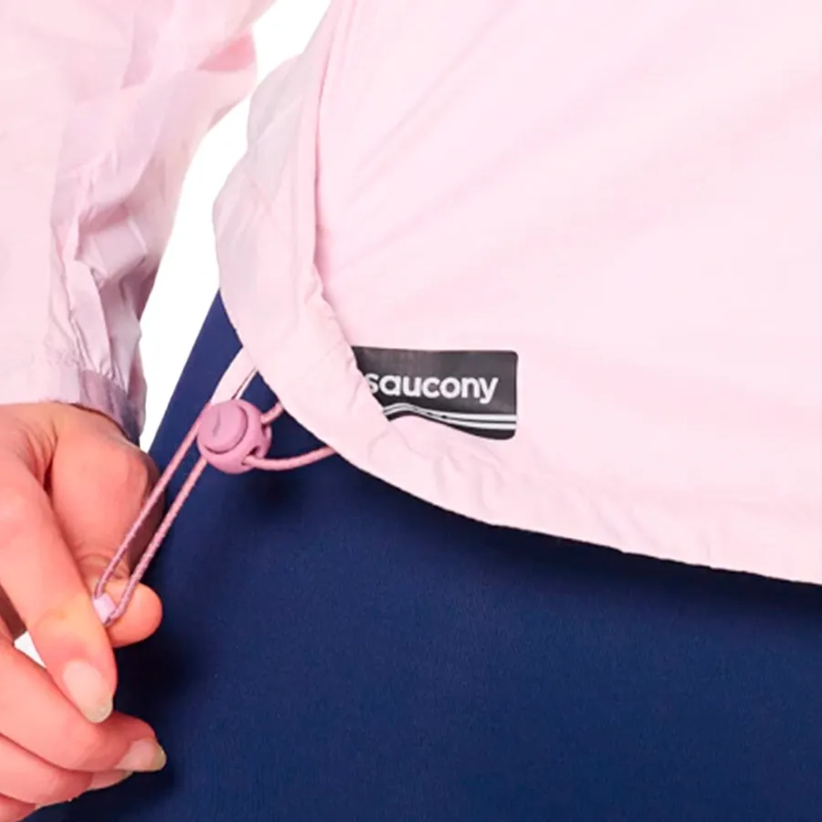 Imagen 4 de 7 de Campera Saucony Rompeviento Peregrine Packaway 2-LILA