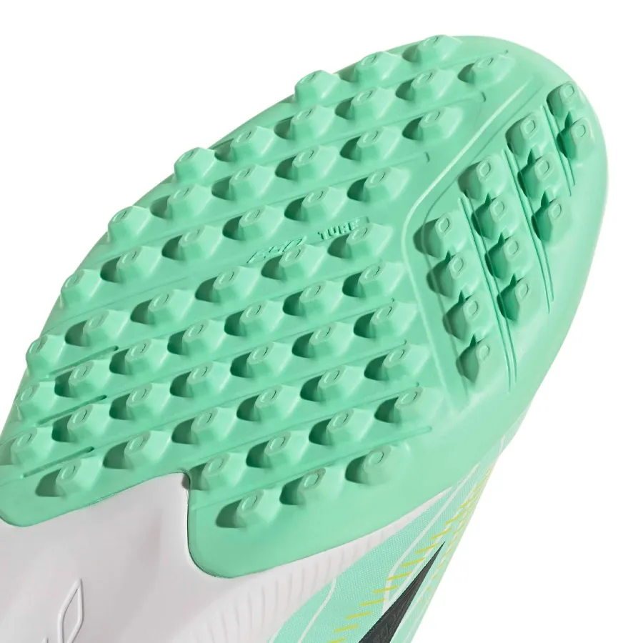 Imagen 6 de 7 de Botines Multitapón adidas F50 Hyperfast League Tf-TURQUESA/BLANCO/NEGRO
