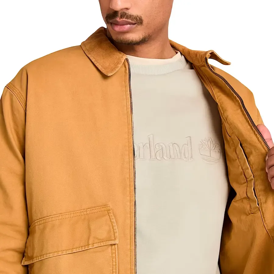 Imagen 3 de 5 de Campera Timberland Washed Strafford-CAMEL