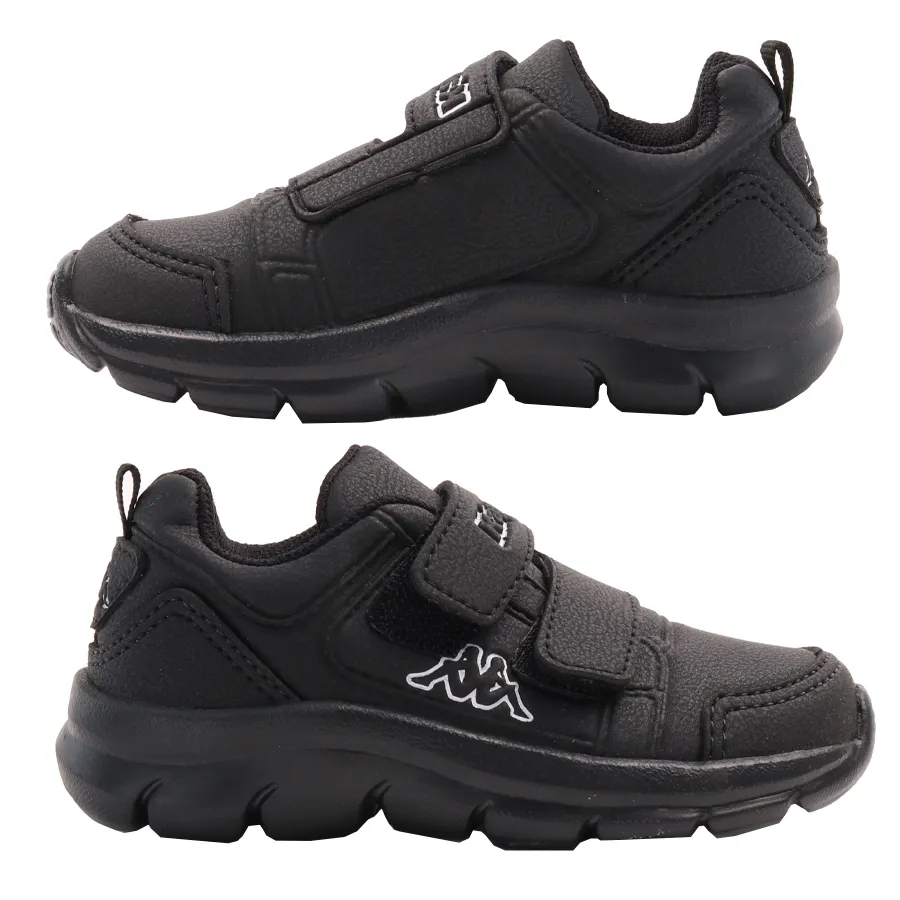Imagen 3 de 5 de Zapatillas Kappa Colegial I Velcro-NEGRO/BLANCO