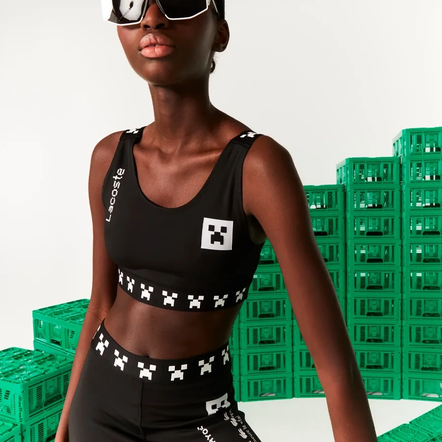 Imagen 0 de 5 de Top Lacoste Shirts And Cols Roules-NEGRO/BLANCO