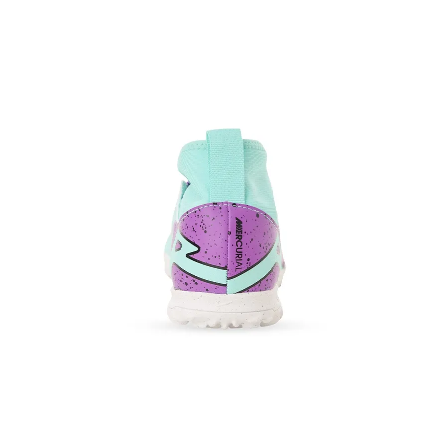 Imagen 4 de 5 de Botines Nike Zoom Superfly 9 Academy TF-AQUA/VIOLETA/NEGRO