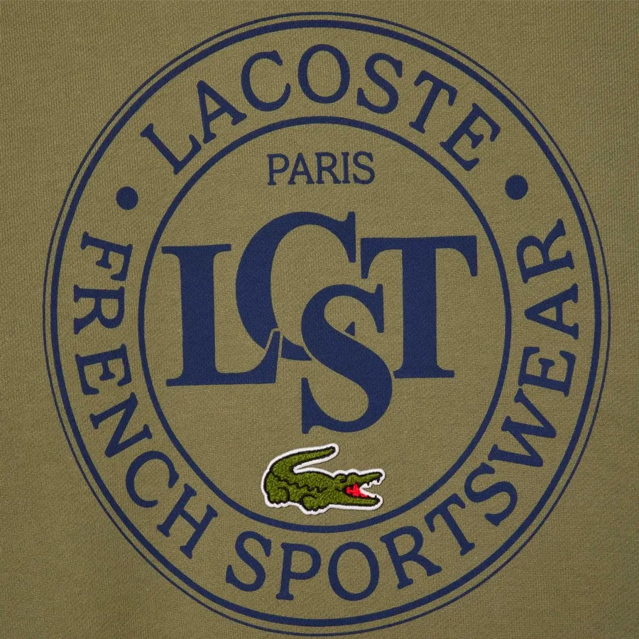 Imagen 4 de 6 de Buzo Lacoste -VERDE OLIVA/MARINO