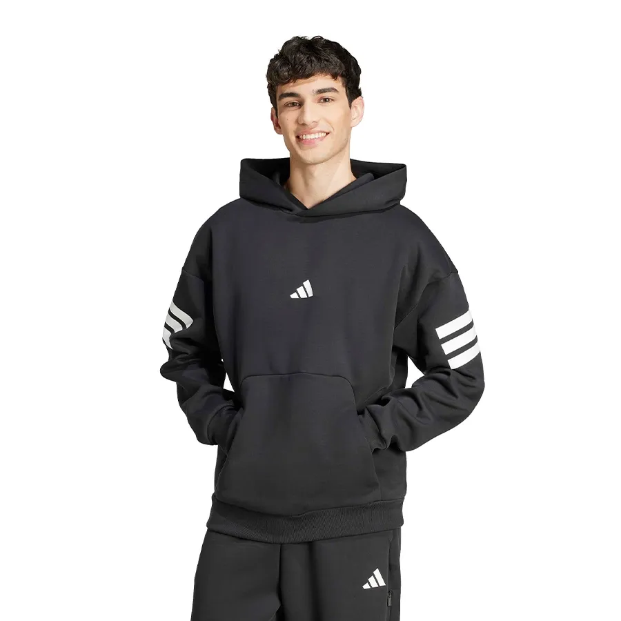 Imagen 1 de 6 de Buzo adidas Future Icons 3 Tiras-NEGRO/BLANCO