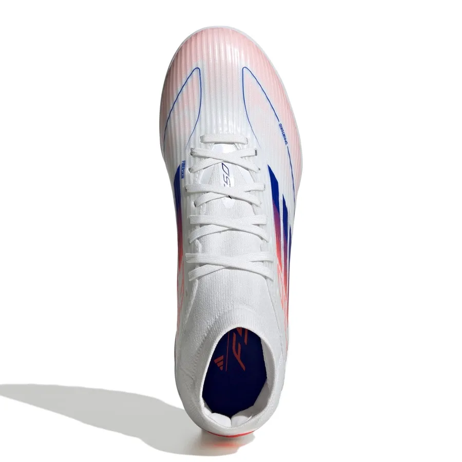Imagen 4 de 8 de Botines adidas F50 League Mid Tf-BLANCO/AZUL/NARANJA