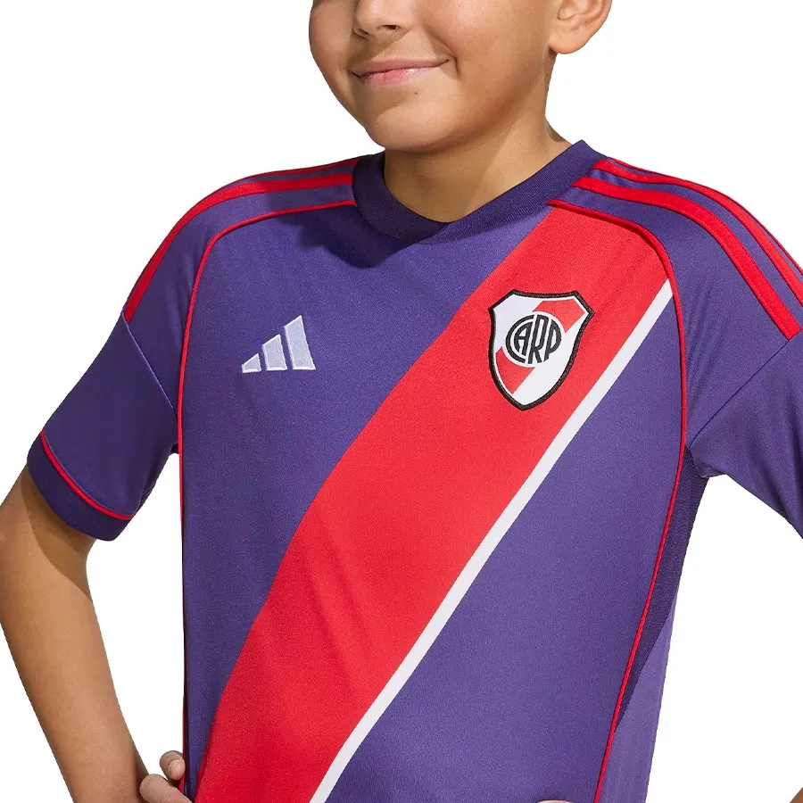 Imagen 5 de 7 de Camiseta adidas Alternativa River Plate 26-VIOLETA/ROJO