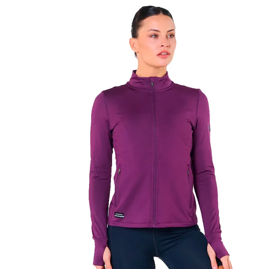 Imagen 0 de 3 de Campera Saucony Solstice Full Zip-PURPURA