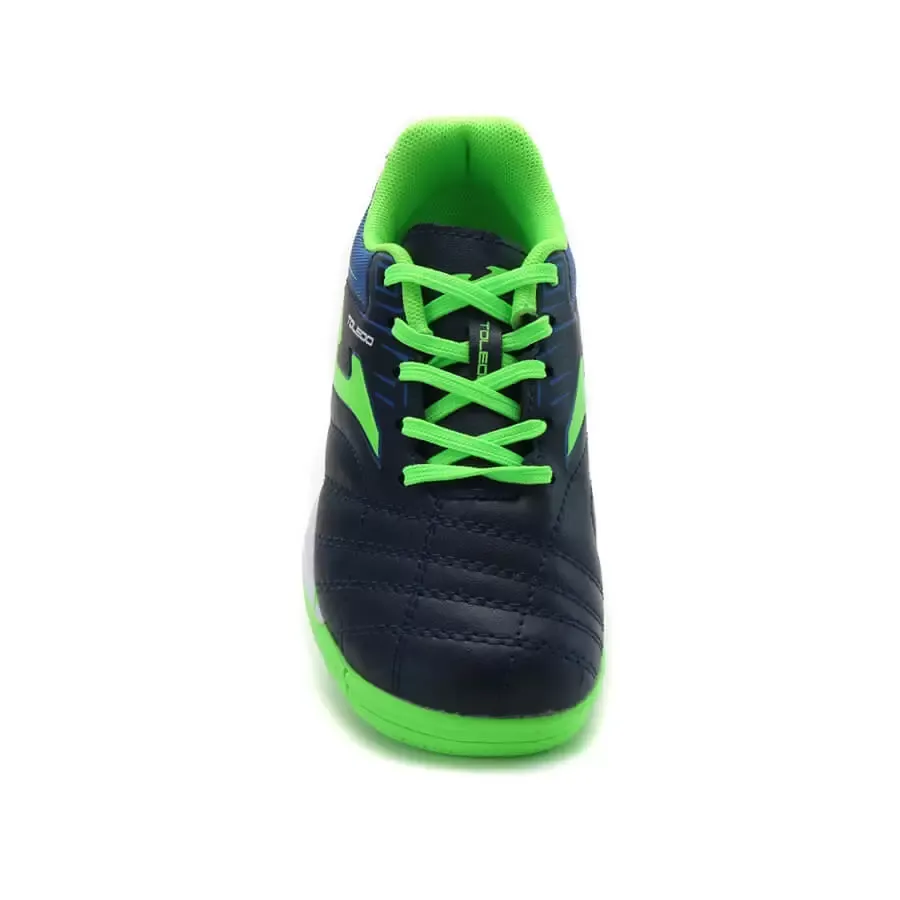 Imagen 2 de 5 de Botines Joma Toledo Jr Id V2-MARINO/VERDE FLUOR