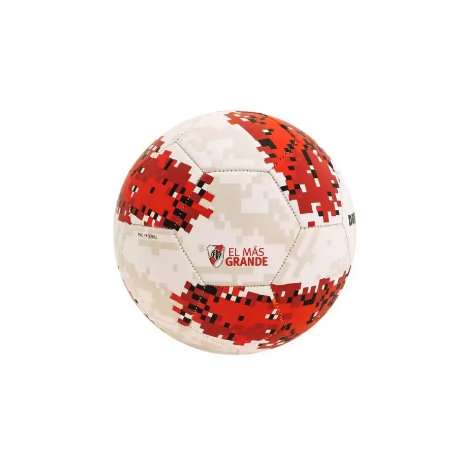 Imagen 1 de 2 de Pelota DRB Fut River Plate Supercouni N3-BLANCO/ROJO