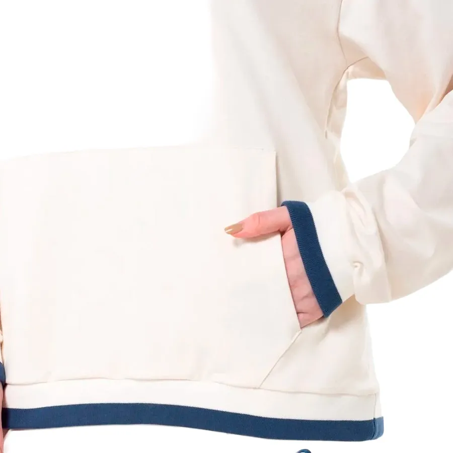 Imagen 3 de 5 de Buzo Asics Japanese Topics-BLANCO