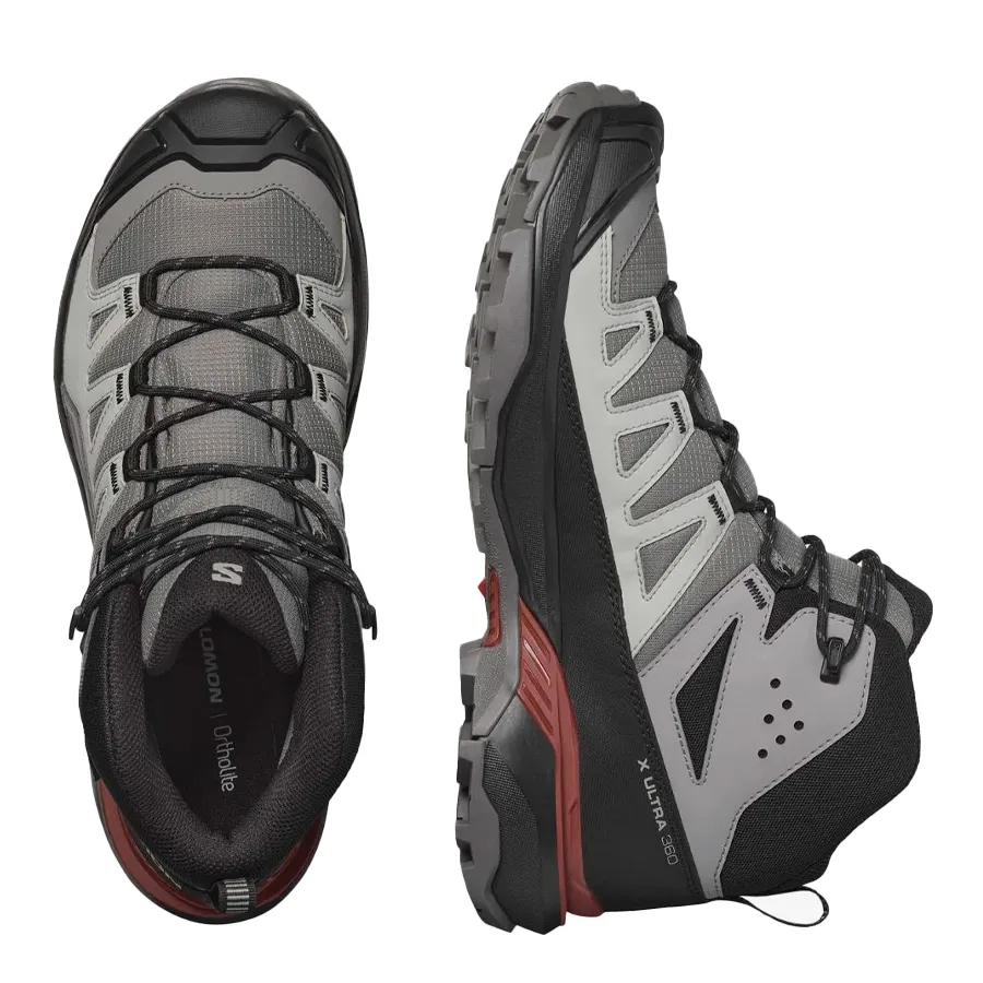 Imagen 4 de 6 de Zapatillas Salomon X Ultra 360 Mid Gtx-GRIS/NEGRO