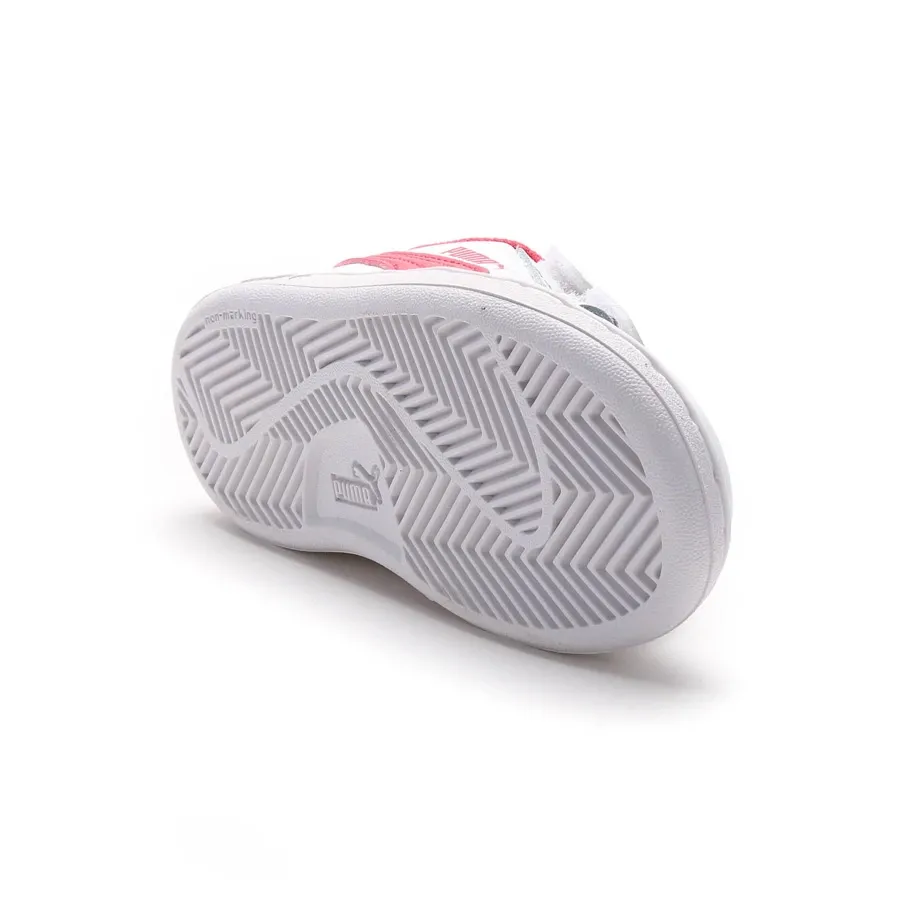 Imagen 2 de 4 de Zapatillas Puma Smash V2 L V-BLANCO/ROSA