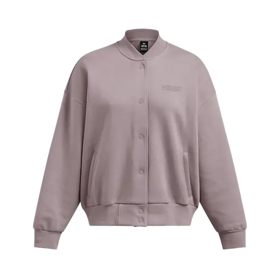 Imagen 2 de 4 de Campera Under Armour Icon Fleece Varsity-GRIS