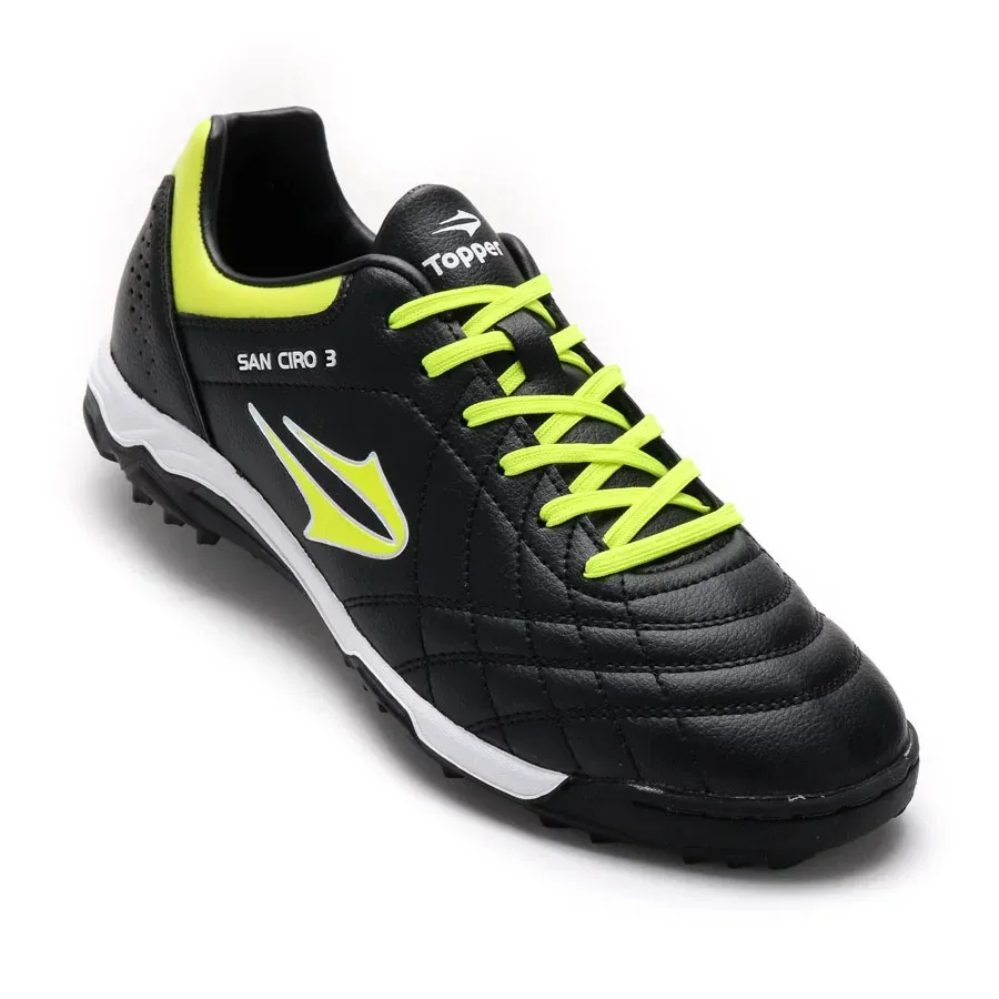 Imagen 0 de 4 de Botines Topper San Ciro Iii Soc-NEGRO/NEON