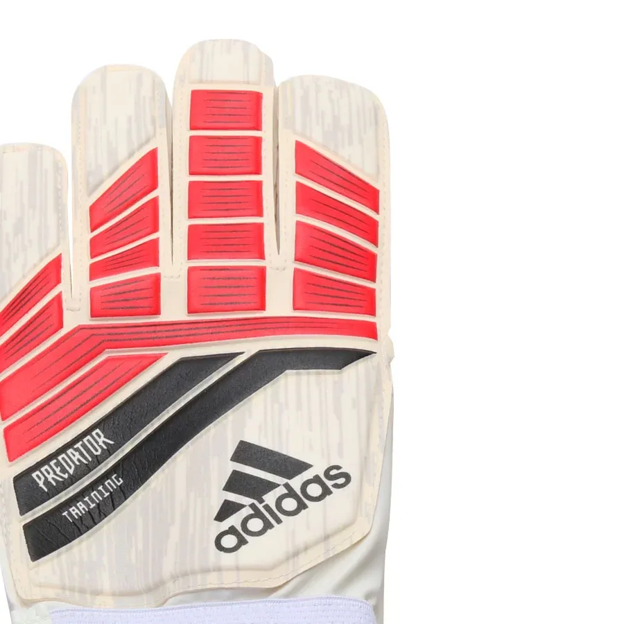 Imagen 2 de 3 de Guantes adidas De Arquero De Entrenamiento Predator 18-BLANCO/NEGRO/ROJO