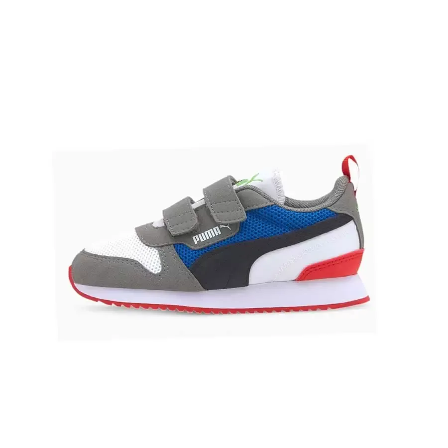 Imagen 0 de 4 de Zapatillas Puma R78 V Ps-BLANCO/AZUL/ROJO