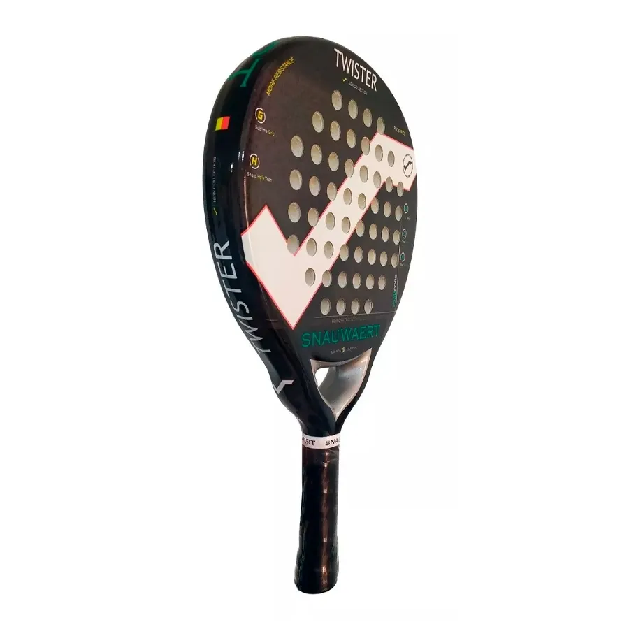 Imagen 1 de 4 de Paleta Snauwaert Twister-NEGRO/BLANCO/PLATA