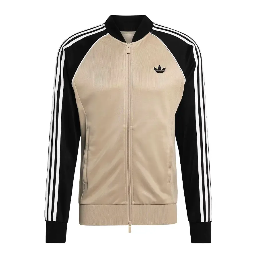 Imagen 2 de 5 de Campera adidas originals Sst-BEIGE/NEGRO