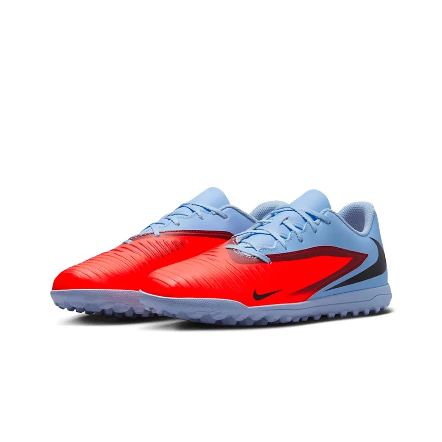 Imagen 1 de 8 de Botines Nike Phantom 360 Club TF-CELESTE/CORAL/NEGRO