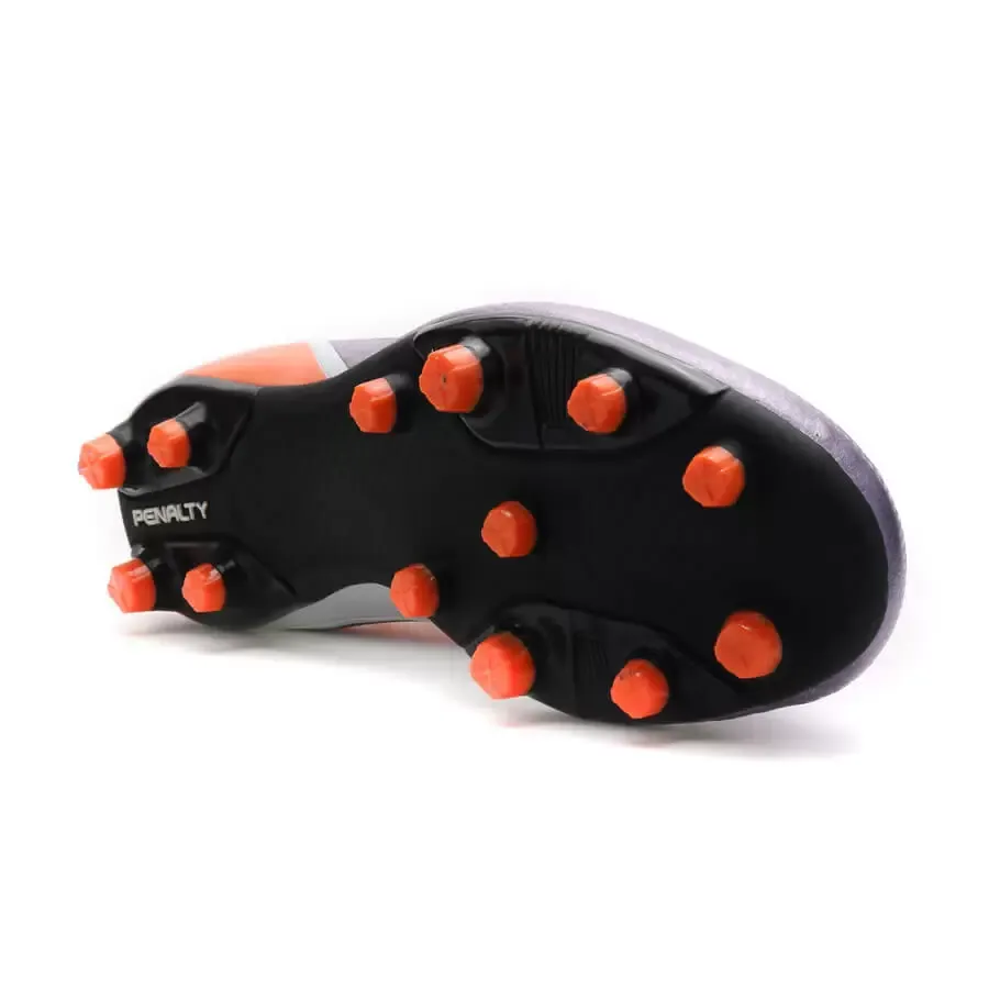 Imagen 2 de 5 de Botines Penalty S11 R1 Cpo Ad M-VIOLETA/BLANCO/NARANJA