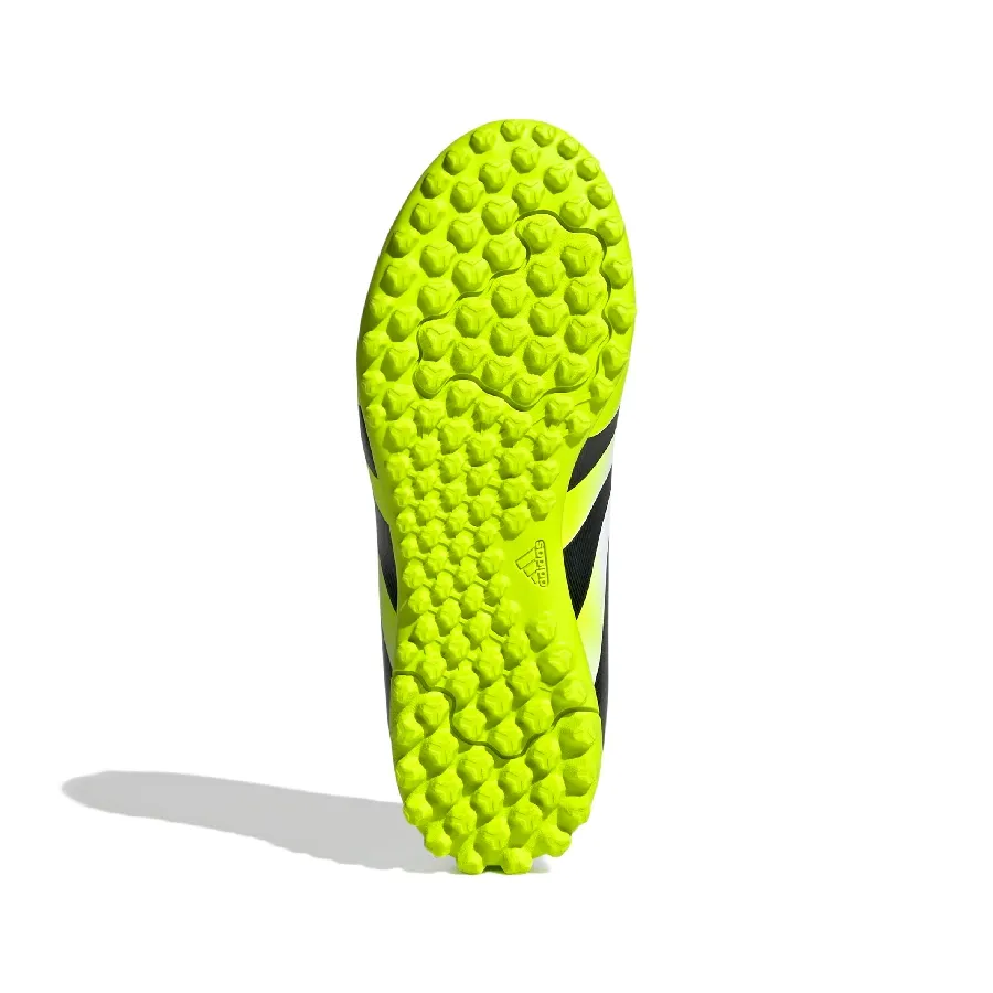 Imagen 4 de 7 de Botines adidas Predator Club Tf Junior-BLANCO/AMARILLO FLUOR/NEGRO