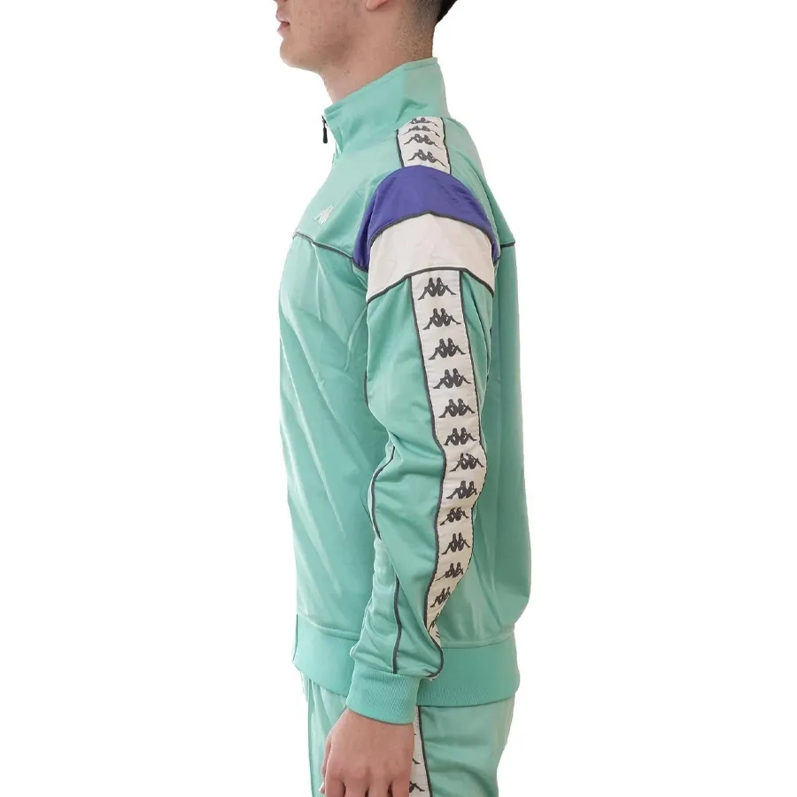 Imagen 3 de 5 de Campera Kappa Banda Merez-VERDE AGUA/BEIGE/VIOLETA