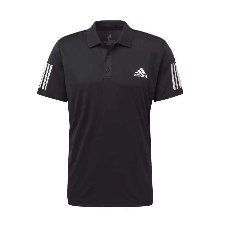 Imagen 1 de 3 de Remera adidas Chomba 3 Stripes Club-NEGRO/BLANCO