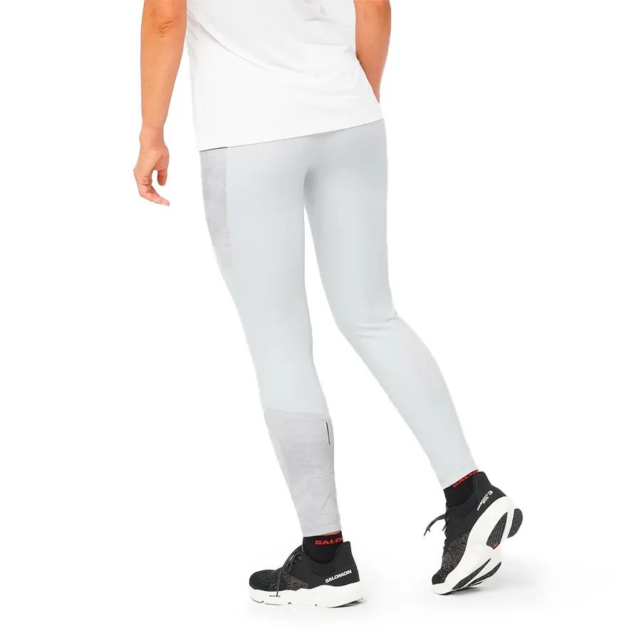 Imagen 3 de 6 de Calza Salomon Cross Run 25" Tight-BLANCO